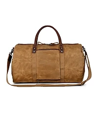 Tsd Brand Hillside Bee-Wax Canvas Duffel Bag