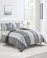 Sunham Linden Reversible 3-Pc. Comforter Set, Exclusively at Macy's