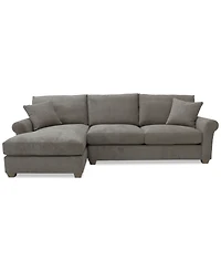 Reiter 2-Pc. Fabric Sectional Sofa, Exclusively at Macy's