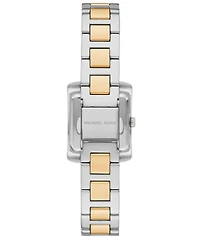 Michael Kors Women's Emery Three-Hand Two-Tone Stainless Steel Watch, 22x28mm