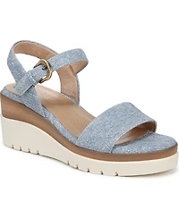 Soul Naturalizer Women's Graciela Round Open Toe Wedge Sandals