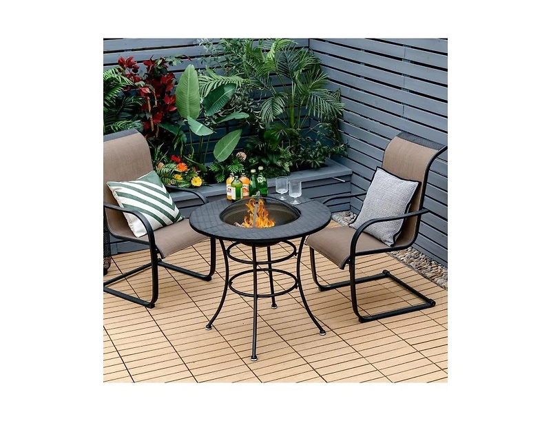 4 In 1 Fire Pit, Gri