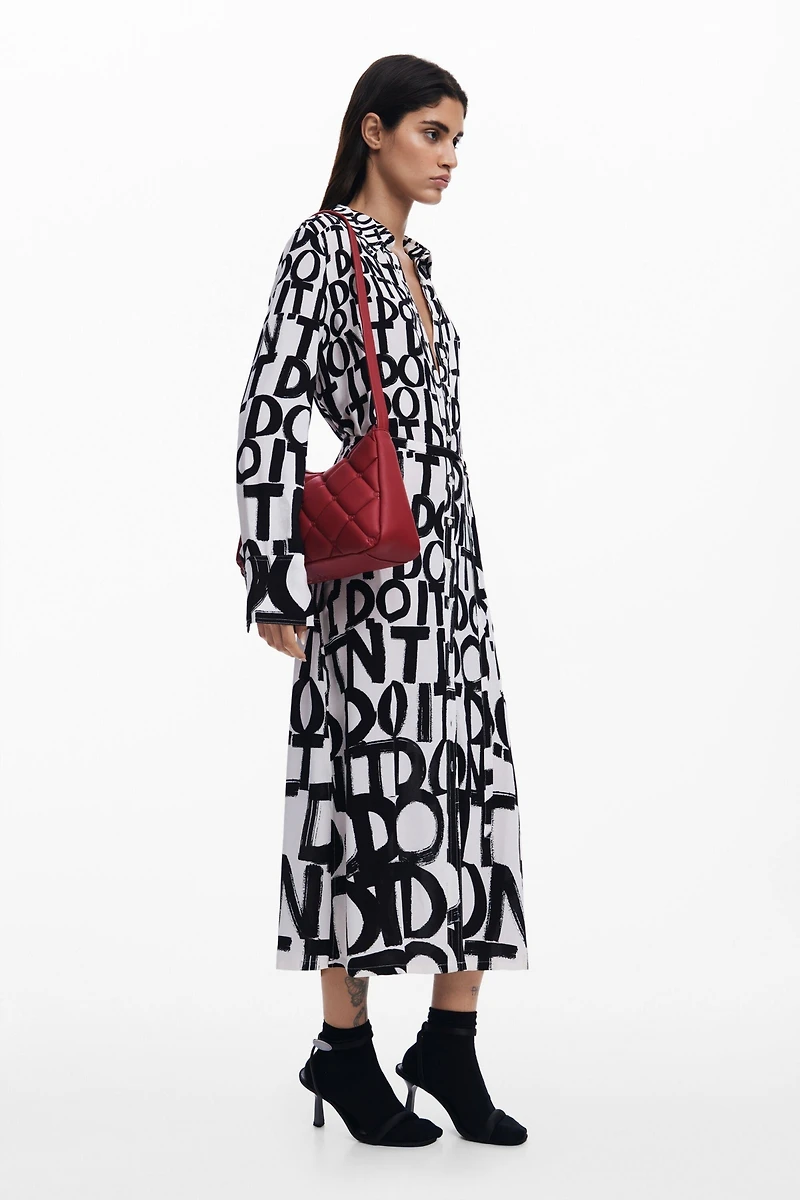 Desigual Women's Medium quilted effect bag