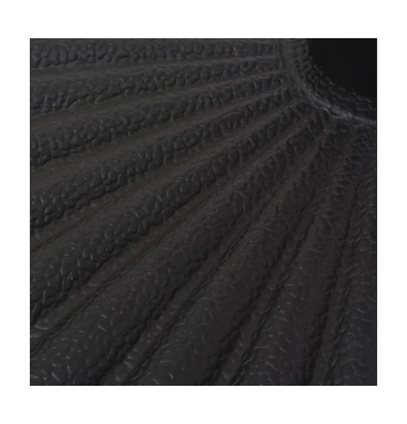 vidaXL Parasol Base Resin Round Black lb