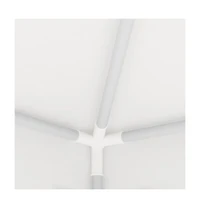 Professional Party Tent with Side Walls 13.1'x13.1' White 0.3 oz/ft²