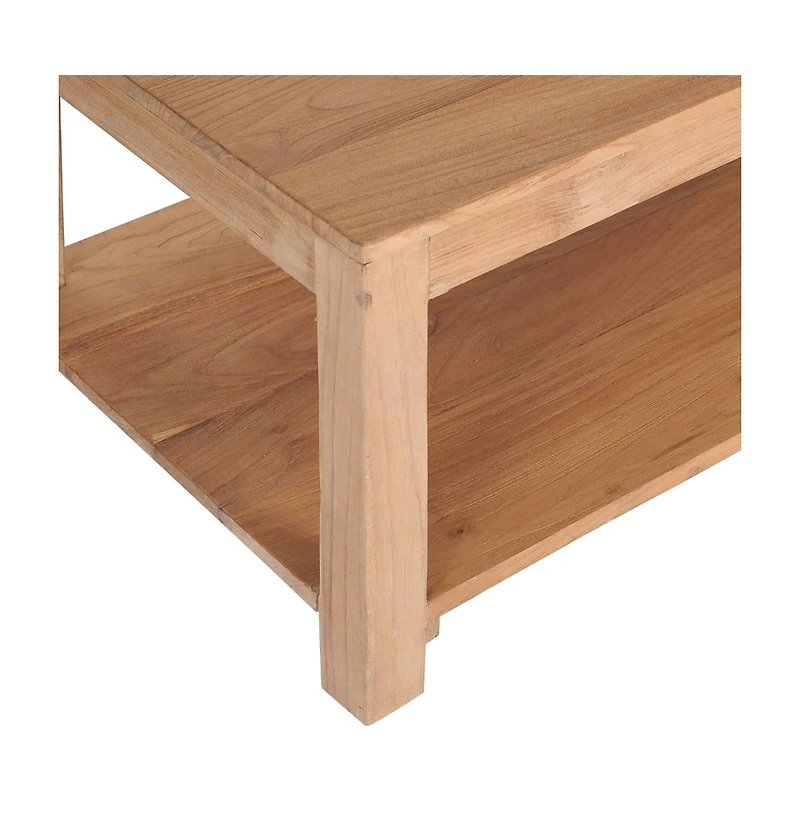Coffee Table 39.4"x19.7"x15.7" Solid Wood Teak