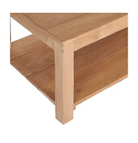 Coffee Table 39.4"x19.7"x15.7" Solid Wood Teak
