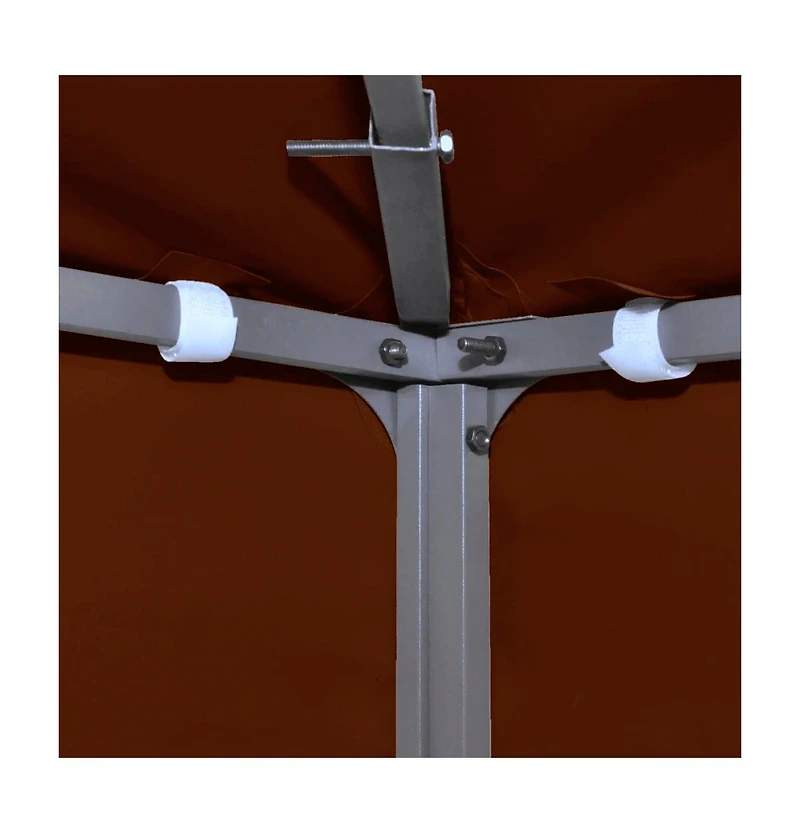 vidaXL Gazebo Top Cover 9.1 oz/yd² 9.8'x13.1' Terracota