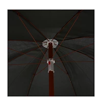 Garden Parasol with Steel Pole 94.5" Anthracite