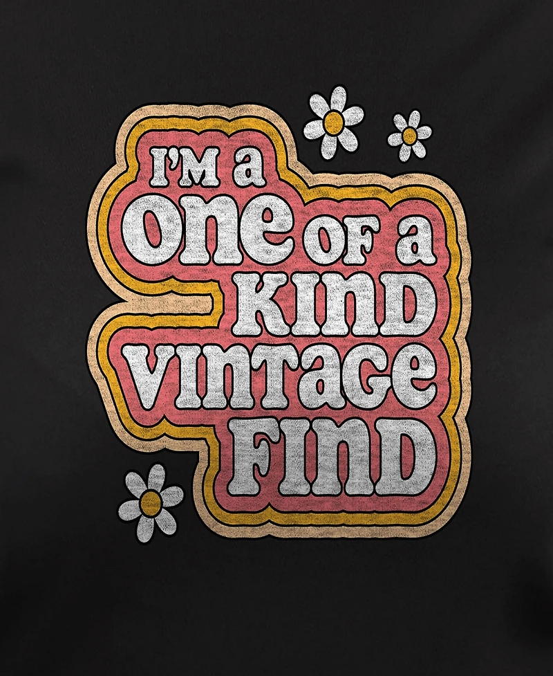 Hybrid Apparel Plus Vintage One of A Kind Graphic Crew Neck Top
