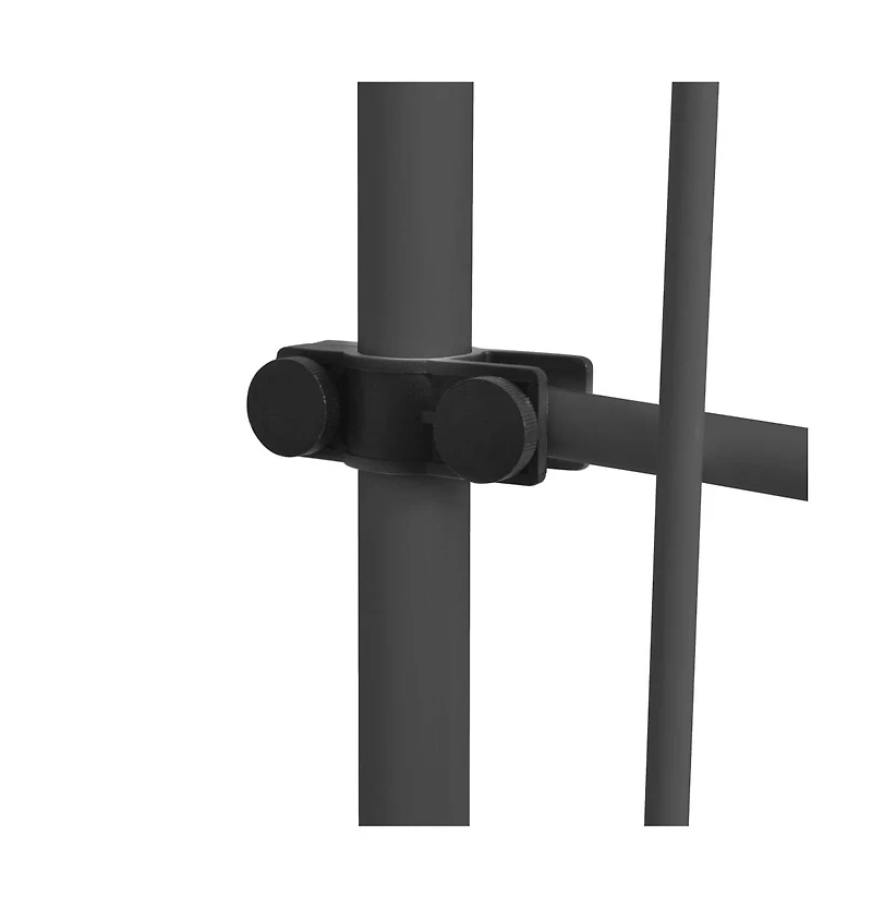 Manual Retractable Awning with Led 157.5" Anthracite