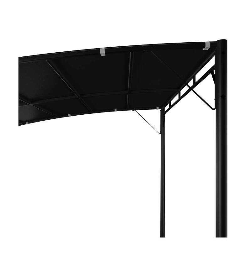 Garden Sunshade Awning 118.1"x118.1"x100.4" Anthracite