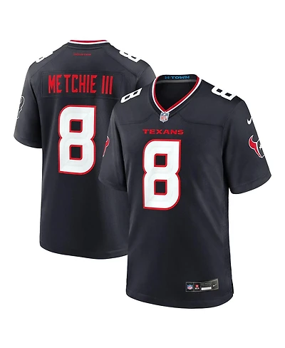 Nike Men's John Metchie Iii Navy Houston Texans Team Game Jersey