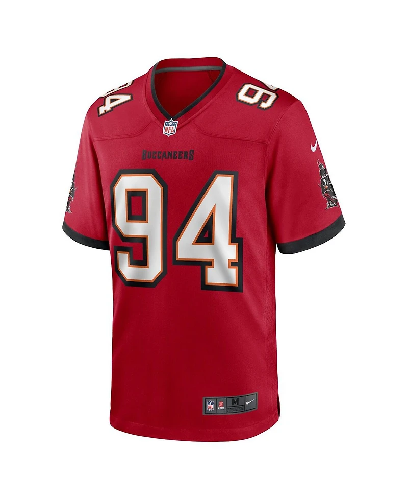 Nike Men's Calijah Kancey Red Tampa Bay Buccaneers Game Jersey