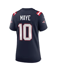 Nike Women's Drake Maye Navy New England Patriots Player Game Jersey