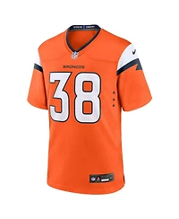 Nike Men's Jaleel McLaughlin Orange Denver Broncos Team Game Jersey