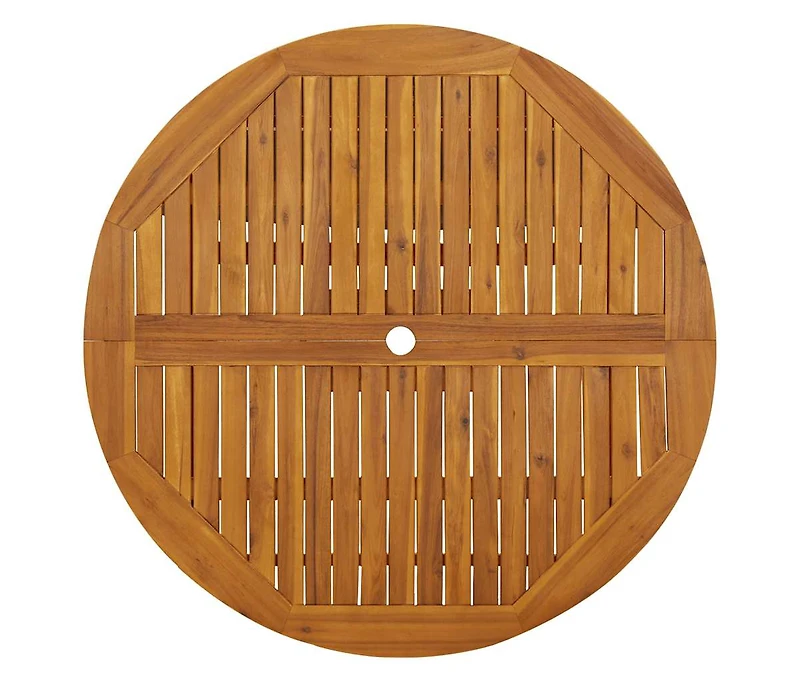 Folding Garden Table 43.3" Solid Acacia Wood
