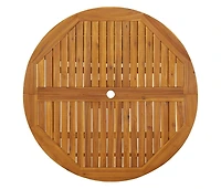 Folding Garden Table 43.3" Solid Acacia Wood
