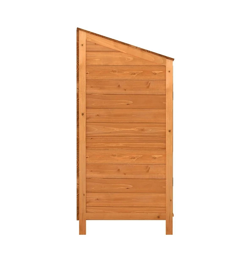 Garden Shed Brown 40.2"x20.5"x44.1" Solid Wood Fir