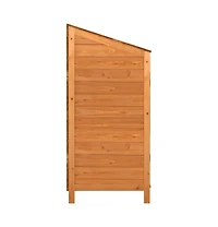 Garden Shed Brown 40.2"x20.5"x44.1" Solid Wood Fir