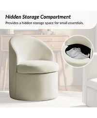 Hulala Home Arlene Modern Dining Chair with Storage Space