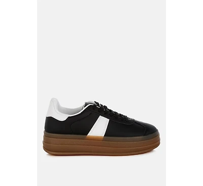 London Rag Knockout Faux Leather Lace-Up Sneakers