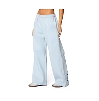 Edikted Womens Bonney Bow Detail Sweatpants