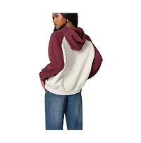 Edikted Womens Raglan Bow Oversized Hoodie