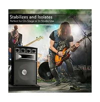 Pyle Pro Audio Pa Speaker Platform Pad, Stage & Studio Acoustic Isolation, 15” x 15” for Speakers up to 90 lbs