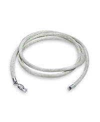 Bling Jewelry Soft Thin Satin Silk Cord Strand Necklace For Pendant Layering .925 Sterling Silver