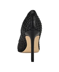 Nine West Women's Tatiana Woven Stiletto Pointy Toe Dress Pumps