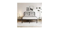 Slickblue Heavy Duty Platform Bed Frame w/ Headboard