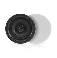 Pyle Dual 5.25" In-Wall / In-Ceiling 2-Way Full Range Stereo Speakers with Magnetic Grill (300W Max)