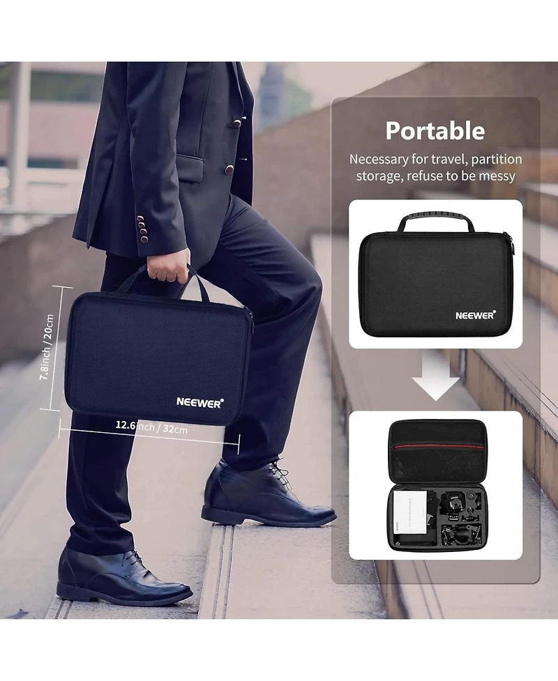 Neewer 50 in 1 Action Camera Accessory Kit Compatible with GoPro Hero 12 11 10 9 Dji Osmo 4 3 2 Insta360 X3 X2 Go 3 Sjcam Dbpower Akaso VicTsing Apema