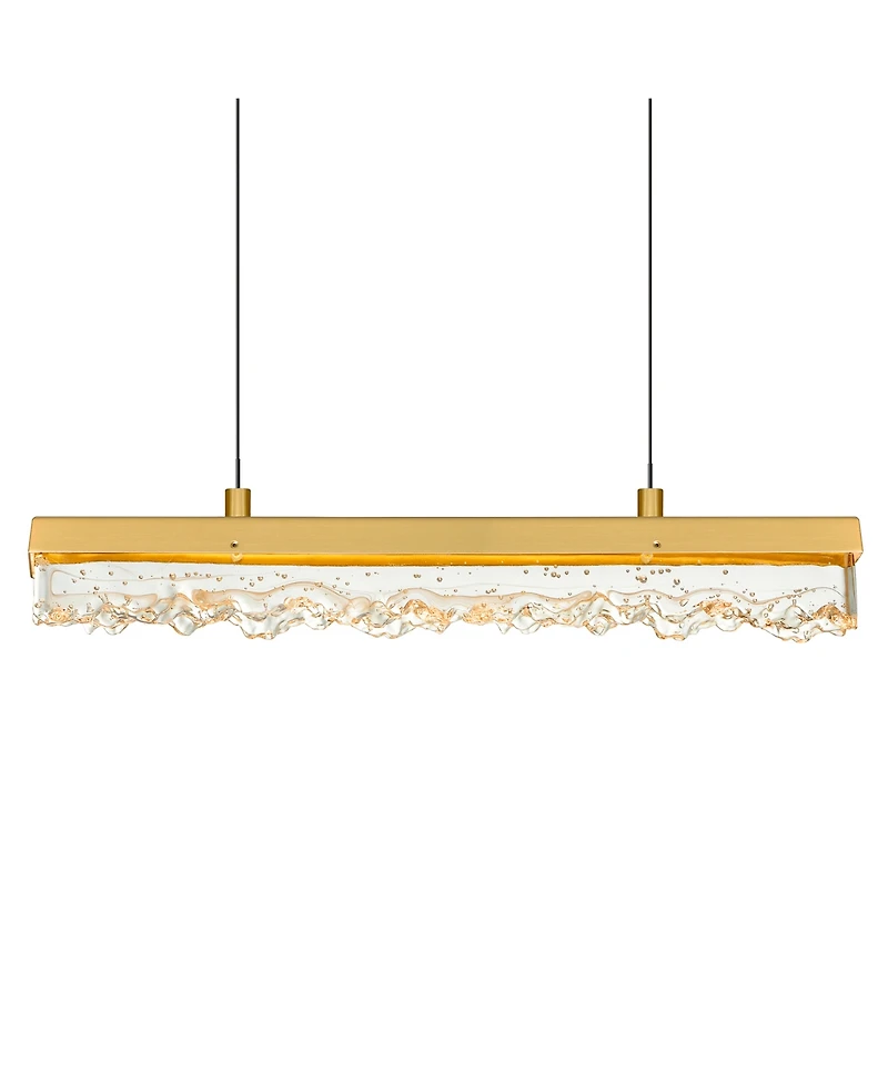 Cwi Lighting 5.5" Metal Stagger Integrated Led Chandelier