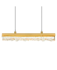 Cwi Lighting 5.5" Metal Stagger Integrated Led Chandelier