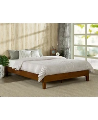 Modern Wooden Platform Bed Frame – Low Profile, No Box Spring Needed, Ideal for Minimalist Bedrooms