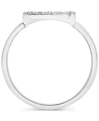 Diamond Open Rectangle Statement Ring (1/2 ct. t.w.) 14k Yellow or White Gold, Created for Macy's