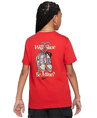 Nike Big Kids Sportswear Short-Sleeve Cotton T-Shirt