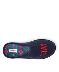 Dearfoams Men's Tyler Novelty Holiday Christmas Scuff Slipper