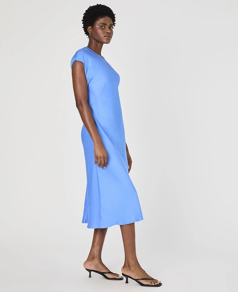 French Connection Women's Ennis Satin Column Dress