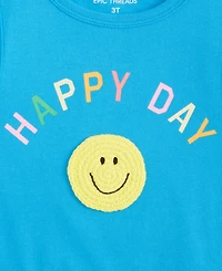 Epic Threads Toddler Girls Happy Day Ruffled Tank Top, Exclusively at Macy's