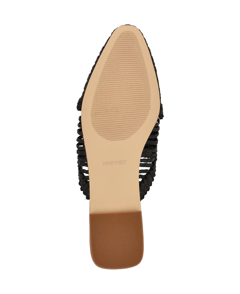 Nine West Women's Campton Woven Slip-On Mules