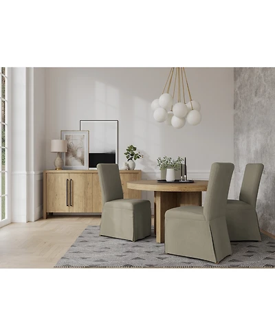 5pc Dining Set (Davie Round Table & 4 Estby Chairs)