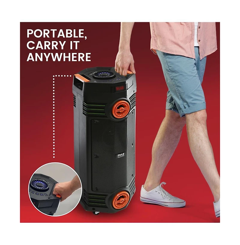 Pyle Portable Bluetooth Pa Speaker