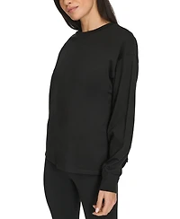 Calvin Klein Performance Women's Long-Sleeve Crewneck T-Shirt