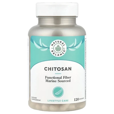Natural Balance Chitosan 1000mg Fiber Supplement | Healthy Weight Management Formula with