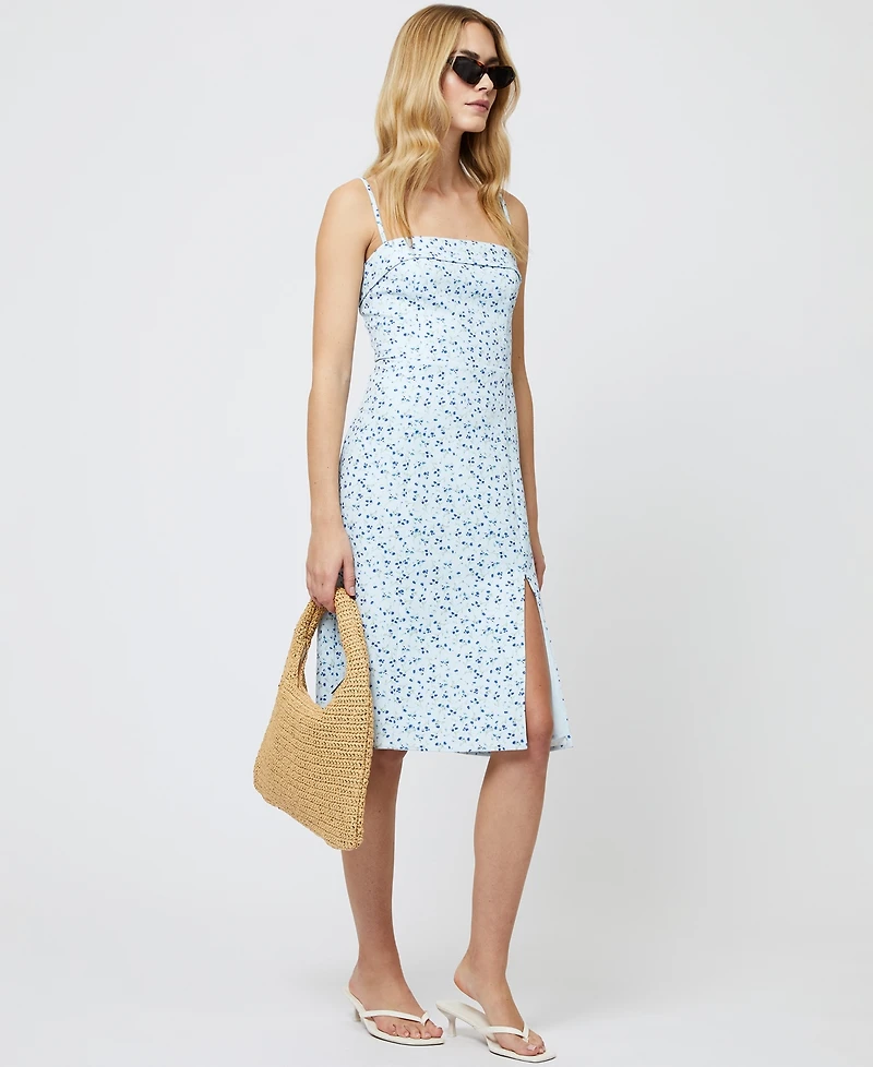 French Connection Women's Floral-Print Front-Slit Dress