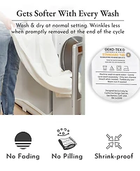 Soft 400 Thread Count 100% Cotton Deep Pocket Twin Xl Fitted Sheet Only by California Design Den 