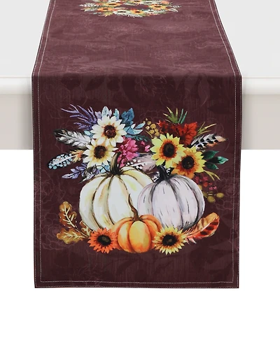 Laural Home Fall Feathers Table Runner, 13" x 90"